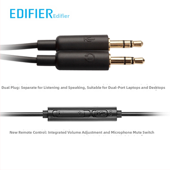 Edifier/Ramblers K550 juhtmega mängukõrvaklapid mikrofoniga, 300 g