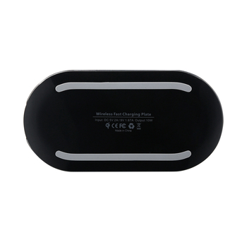 Stolni bežični punjač 15W Qi QC3.0, ulaz 9V, izlaz 1.66A, kompatibilan s Apple, Huawei, Xiaomi