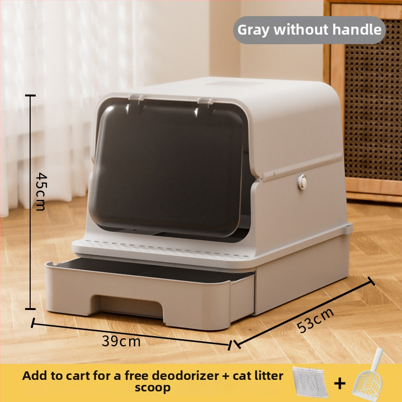 Pieskovník pre mačky – Leben, PP materiál, štvorcová konštrukcia, otvorený typ