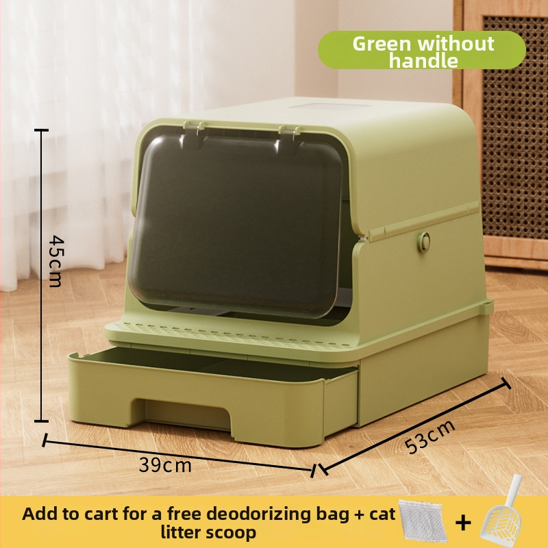 Pieskovník pre mačky – Leben, PP materiál, štvorcová konštrukcia, otvorený typ