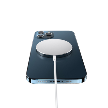 MagSafe magnetické bezdrôtové nabíjačka 15W, PD Type-C, vstup 5V/2A 9V/2A 9V/2.2A; výstup 15W/10W/7.5W/5W; kompatibilné s Apple, Huawei, Xiaomi, Samsung