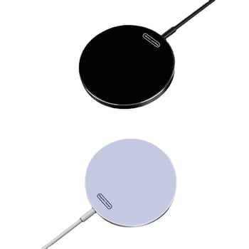 MagSafe magnetické bezdrôtové nabíjačka 15W, PD Type-C, vstup 5V/2A 9V/2A 9V/2.2A; výstup 15W/10W/7.5W/5W; kompatibilné s Apple, Huawei, Xiaomi, Samsung