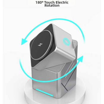 Guanjiaxin Technology 3-v-1 stolný bezdrôtový nabíjač s MagSafe, 15W, 9V/3A, FCC certifikovaný