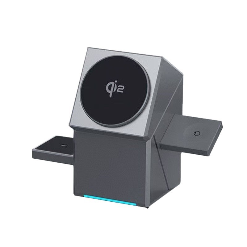 Guanjiaxin Technology 3-v-1 stolný bezdrôtový nabíjač s MagSafe, 15W, 9V/3A, FCC certifikovaný