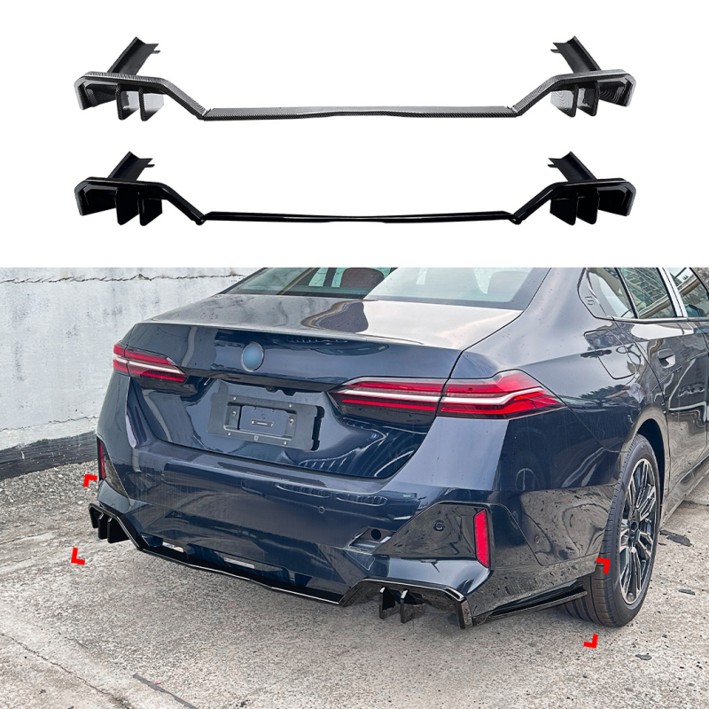 MP hátsó lip spoiler BMW 5 Series I5 G60 M Sport Overseas Edition – ABS anyag, hátsó szélhez szerelés, 2024+