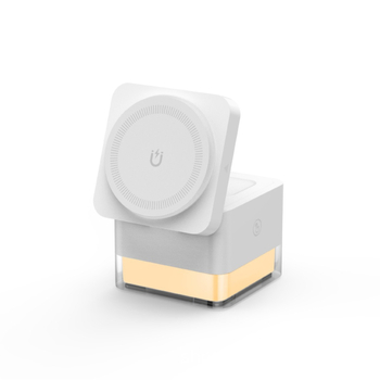 Încărcător wireless magnetic 4 în 1, pliabil, Qi 15W, încărcare rapidă QC3.0, compatibil cu telefon, căști și ceas