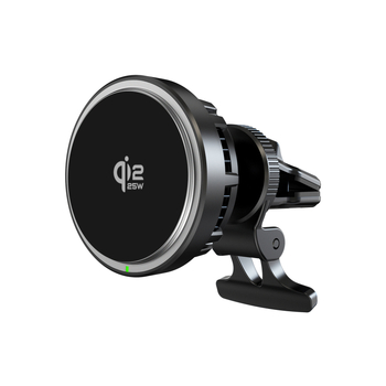 Încărcător auto wireless magnetic Qi2.2, Type-C PD, 15W maxim, încărcare magnetică, Ieșire 1.5A