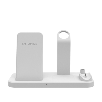 LD-08 Încărcător Wireless 5-in-1, 15W Încărcare Rapidă pentru Căști, Ceas și Telefon, QC3.0