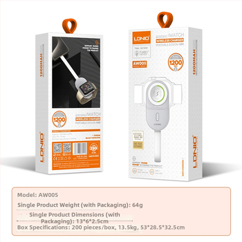 LDNIO Bezdrôtová nabíjačka pre Apple Watch S9 Ultra s magnetickým nabíjaním 2.5W 1A