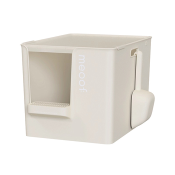 Cutie de nisip pentru pisici, design deschis semiînchis | Material PP | Coduri 25g0128m/25g0130m | Pentru pisici