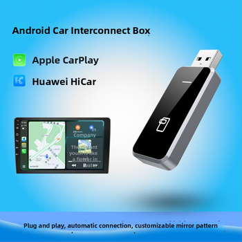 Dvojitý prepojovací modul pre Android auto k bezdrôtovému CarPlay a Huawei HiCar; model Z6-ad; USB rozhranie; hmotnosť 50 g; elektroplatované puzdro