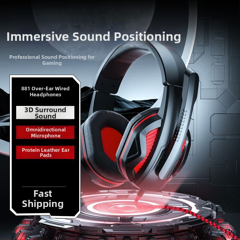 Over-ear herné slúchadlá pre hráčov, Bluetooth, na hlavu, káblové aj bezdrôtové, bez mikrofónu