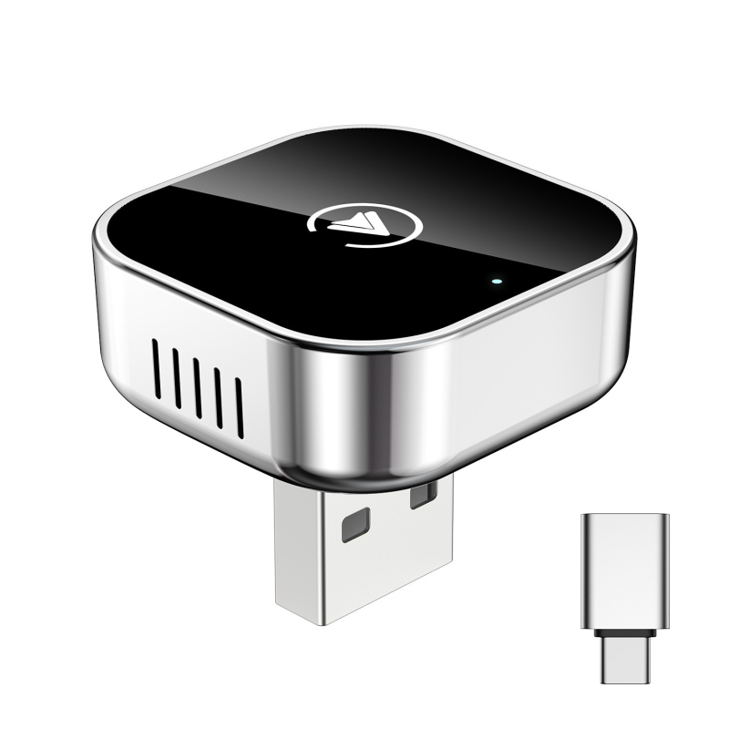 Bežični CarPlay adapter - prijenosni, kompaktan, USB sučelje, 1080P, TYKJ-0724, Apple/Android univerzalna kompatibilnost, 35 g
