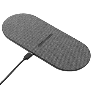Încărcător wireless de birou pentru două dispozitive, încărcare duală, 20W total, 10W pe dispozitiv, 3A, Quick Charge