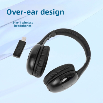 Juhtmevabad TV kõrvaklapid A-66; sagedusvahemik 20 Hz–20 kHz; takistus 32 Ω; 3,5 mm pistik