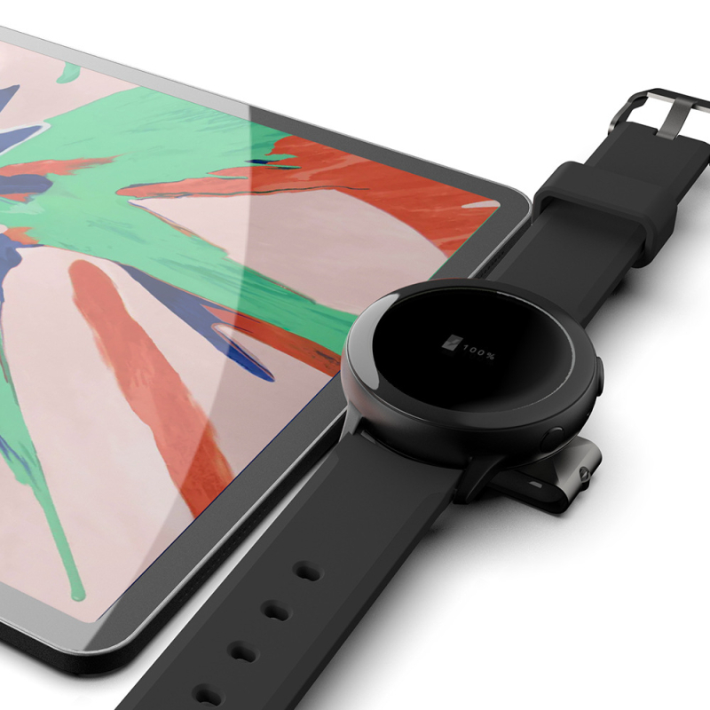 Ασύρματος μαγνητικός φορτιστής για Samsung Galaxy Watch 3–8, Active 1/2 • QC2.0 • Μαγνητική φόρτιση • 3W / 1A