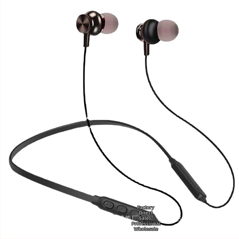 Mai Sheng magnetické Bluetooth náhlavné slúchadlá na krk – bezdrôtové stereo športové slúchadlá, Bluetooth 5.0, dosah 15 m, viac ako 8 h výdrže, vodotesné