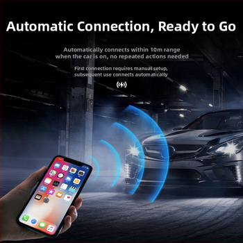Bezzdrôtový CarPlay adaptér do auta, model 4129, USB-C/USB rozhranie, hliníková zliatina + TPU, hmotnosť 50 g, kompatibilný s CarPlay alebo zvukovým systémom