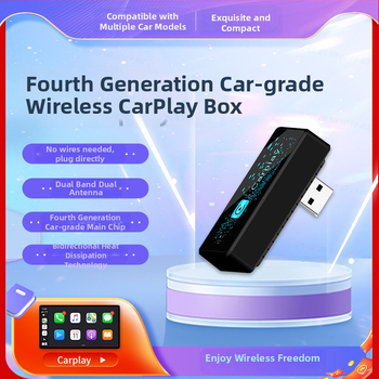 CarPlay adaptér C8, štvorjadrový procesor, 1 GB RAM, USB rozhranie, pre pôvodné káblové pripojenie na bezdrôtové CarPlay