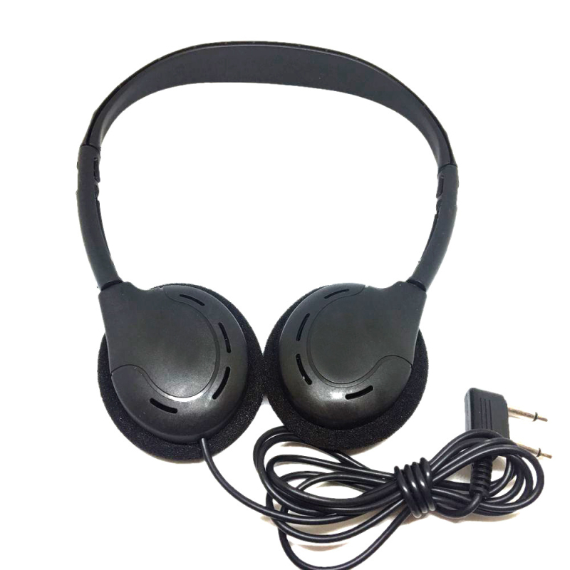 HT-004 Zrakoplovne slušalice, žične, na glavi, 3,5 mm inline utor, impedancija 32 Ω
