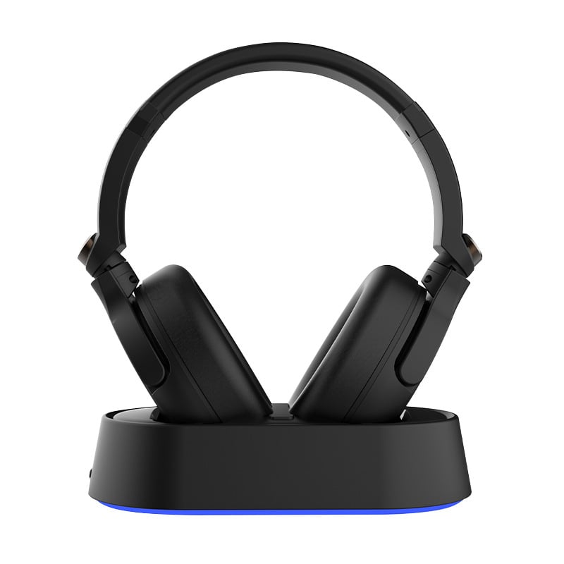 Безжични телевизионни слушалки за телевизор с USB аудио, 20 Hz–20 kHz, 32 Ω, вграден микрофон