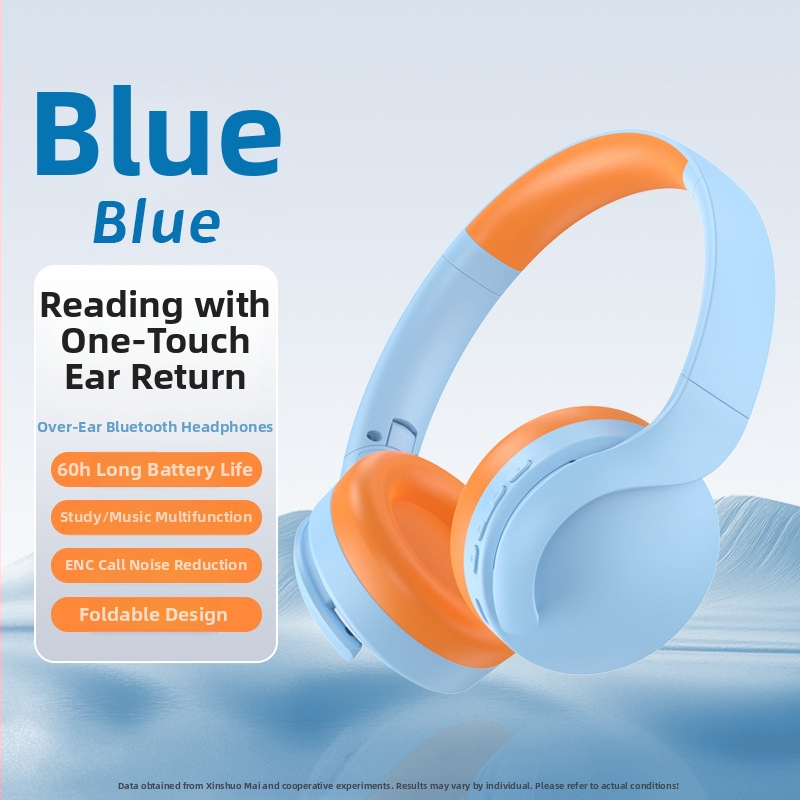 R11 Căști wireless cu Bluetooth 6.0 pentru învățare și citire — autonomie mare a bateriei (>8h), reducere zgomot, sunet stereo, latență redusă