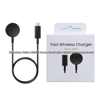 Hliníková bezdrôtová nabíjačka pre Samsung Watch – magnetické nabíjanie, 15W, QC4.0 rýchle nabíjanie, kompatibilné s Galaxy Watch 3/4/Watch5 Pro