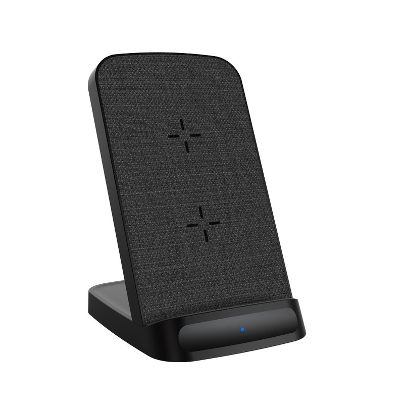 Stolni vertikalni bežični punjač 15W s dvostrukom zavojnicom, Qi