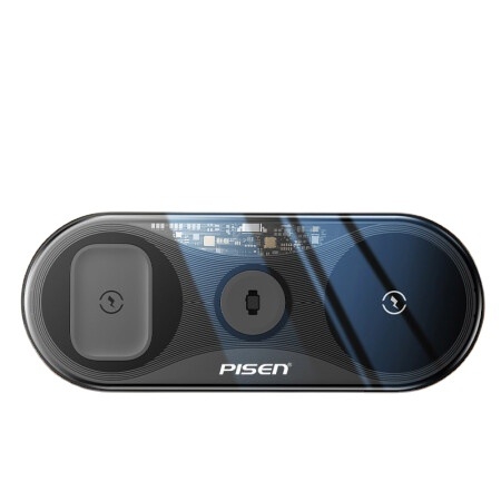 15W stolni bežični punjač za Apple Watch – 3u1 višenamjenski punjač