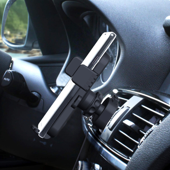 Mamelon 15W Qi bežični auto punjač sa držačem za ventilaciju, brzo punjenje, USB kabel uključen