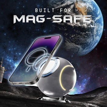 3 v 1 bezdrôtová nabíjačka MagSafe pre iPhone 15, vertikálny stojan a RGB ambientné svetlo, 18W výstup cez USB-C