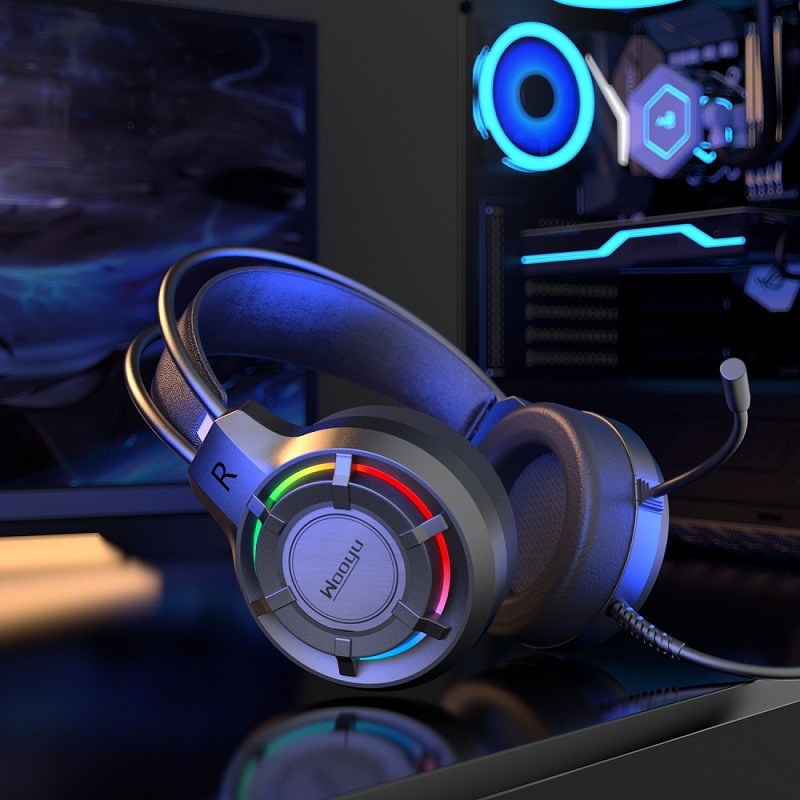 Gaming USB žičane slušalice s mikrofonom G18 za računalo, 7.1-kanalni zvuk, frekvencijski raspon 20 Hz-20 kHz, kabel 2 m
