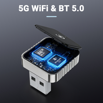 Apple CarPlay 2-u-1 adapter: kabelski prelazak na bežično, model L9, USB-C sučelje, 1 GB RAM, težina 30 g