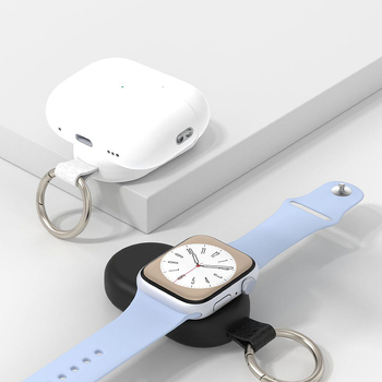 Φορητή μπαταρία για Apple Watch Series 1–11/SE/Ultra και AirPods Pro 2 με USB-C PD, μπαταρία πολυμερούς, μαγνητική φόρτιση, είσοδος 9V, ισχύς 3W