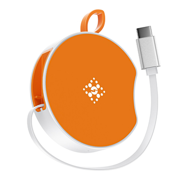 Ασύρματος φορτιστής με ενσωματωμένο αναδιπλούμενο καλώδιο για Apple, Samsung και άλλες συσκευές – 15W PD, 2A