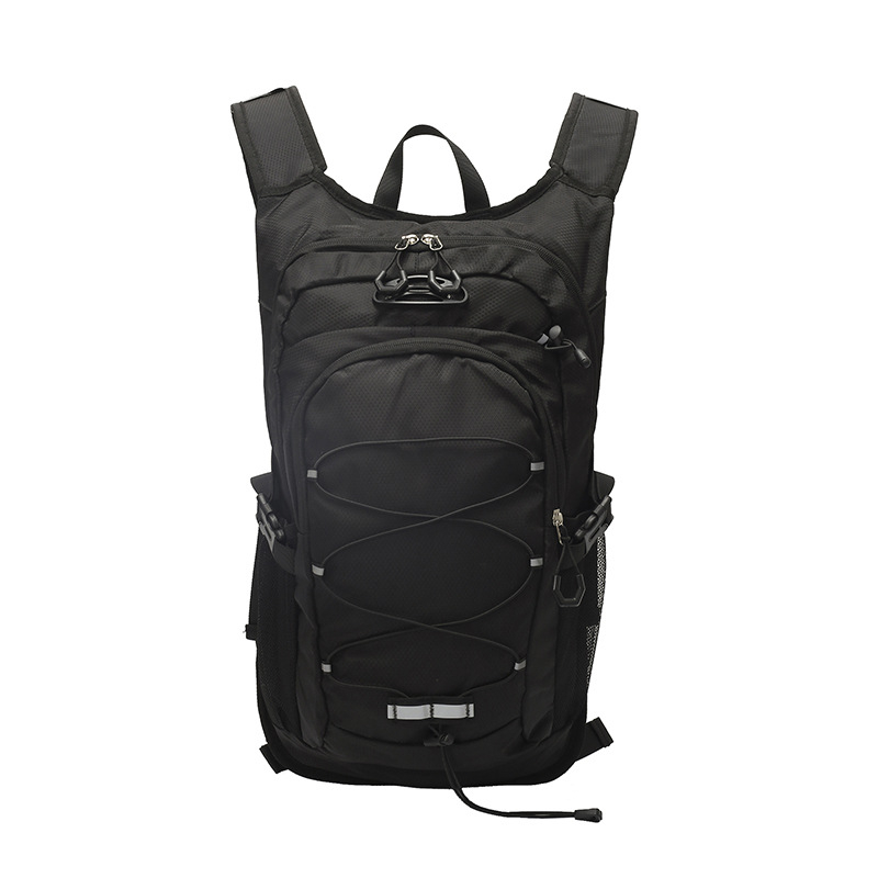 Pārgājumu mugursoma no neilona – elpojoša un ūdensnecaurlaidīga, gaisa spilventiņa siksnu sistēma, poliestera odere, vienkrāsains modelis, piemērots āra sportam