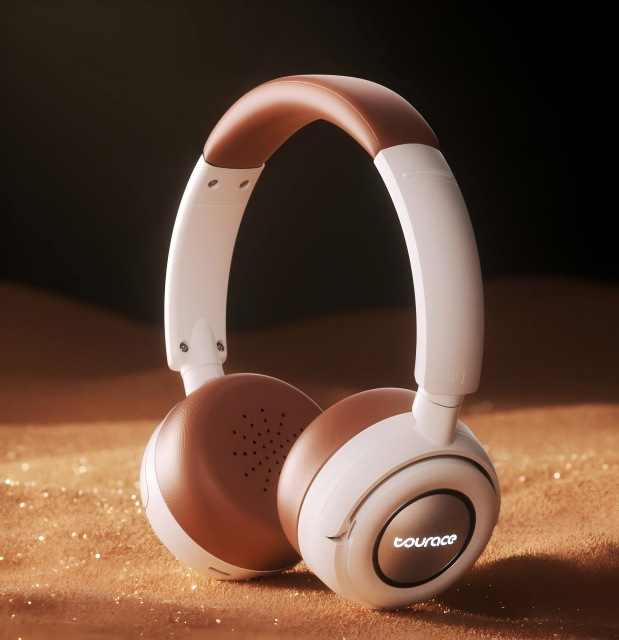 Preko ušiju Bluetooth slušalice s aktivnim ANC-om, stereo zvuk, domet 10 m, Bluetooth 5.3, trajanje baterije preko 8 sati, 360° surround zvuk