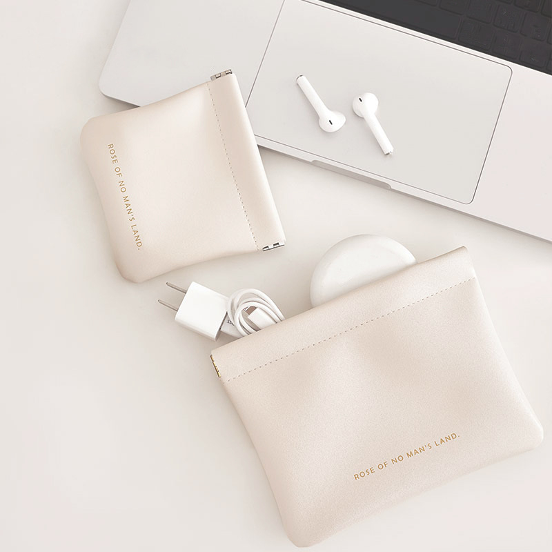 Moon Pavilion mini PU organizator za kablove, kozmetička torbica, novčanik za kovance i kartice