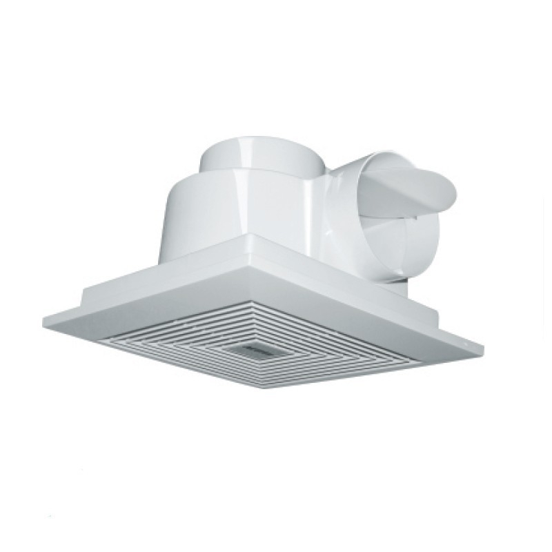 WC-ventilátor, mennyezeti kivitel, csatornatípus, modell BPT10-12-BH, 220 V, 12 W, mechanikus vezérlés