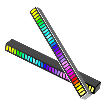 RGB siseauto ambient valgus helijuhitusega ja rütmiga auto audio süsteemile (Võimsus 1.5, Pinge 5V, Vool 1.5A, Ühilduv 102)