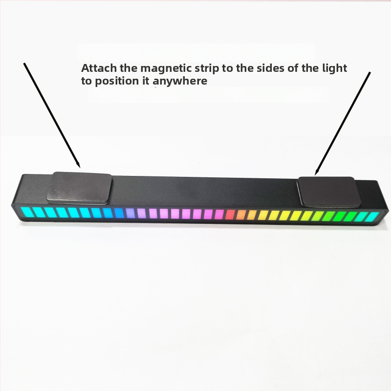 RGB siseauto ambient valgus helijuhitusega ja rütmiga auto audio süsteemile (Võimsus 1.5, Pinge 5V, Vool 1.5A, Ühilduv 102)