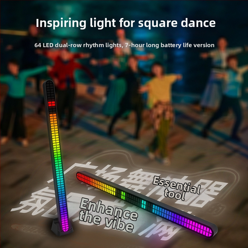 Automobiļa iekšējā RGB atmosfēras gaisma - USB barošana, 64‑bitu dubultā izturība, ritmiskā gaisma, elastīgas uzstādīšanas iespējas