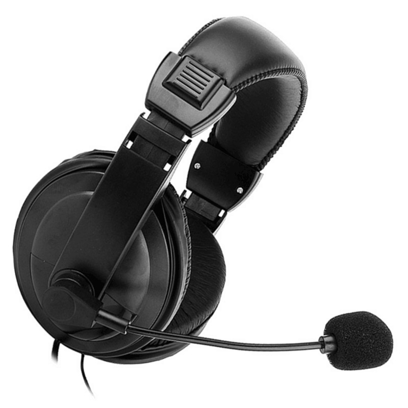 Žični headset s mikrofonom za online učenje, redukcija šuma, 3,5 mm priključak, 20–20000 Hz, impedancija 2,2 Ω, duljina kabela 1,8–2 m