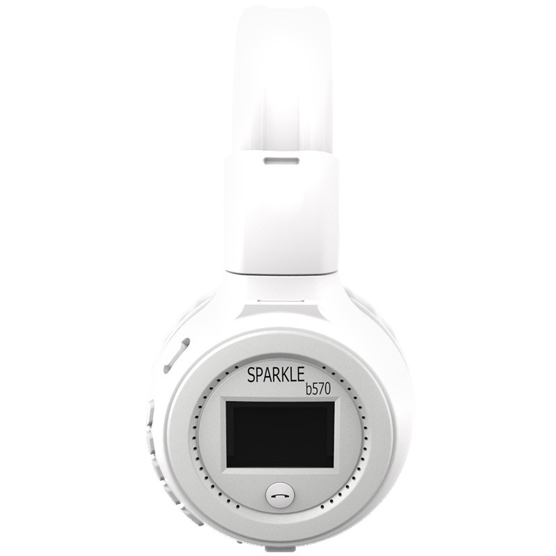 Stereo bežične Bluetooth slušalice s digitalnim zaslonom — redukcija buke, domet 10 m, Bluetooth 5.0, na glavi, stereo