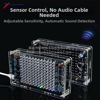 DIY elektronikos rinkinys: balsų aktyvuotas LED muzikos spektro ir ritmo ekranas, pickup montavimas ir tiesioginė litavimo praktika (Prekė Xinwei; balsų aktyvavimas; LED muzikos spektro ir ritmo ekranas; pickup montavimas; tiesioginė litavimo praktika)