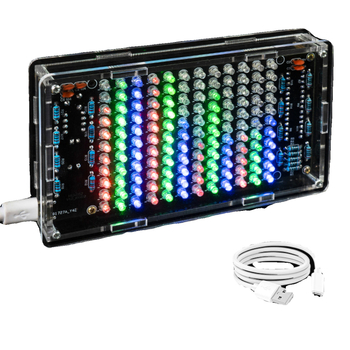 DIY електронен комплект: гласово активиран LED музикален спектър и ритъм дисплей, монтаж на pickup и практика по директно заваряване (Марка Xinwei; гласово активиране; LED музикален спектър и ритъм дисплей; монтаж на pickup; практика по директно заваряване