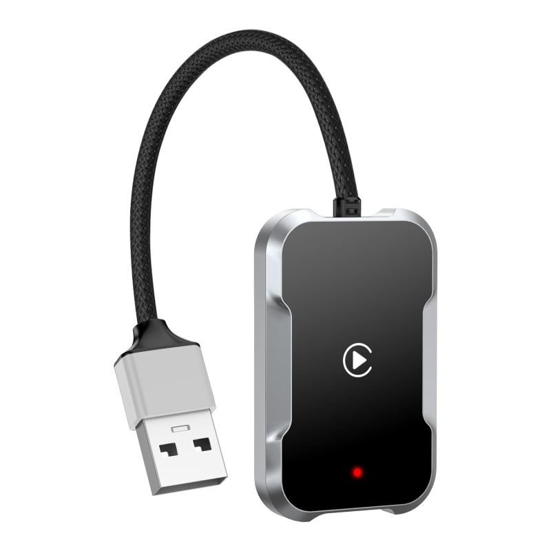 Box CarPlay Tyc13-2 pentru mașină, procesor dual-core, interfață USB-C, compatibil iOS/Android Auto, greutate 44 g