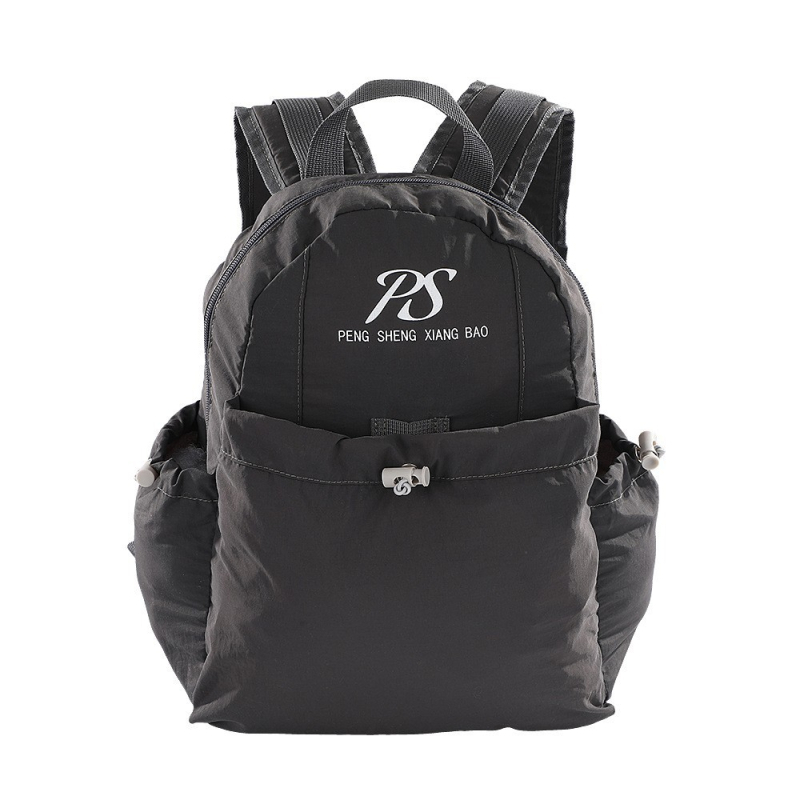 Könnyű vízálló hátizsák, nylon anyagból, kapacitás 36–55 L, laptop-kompatibilis, görbe vállpántok