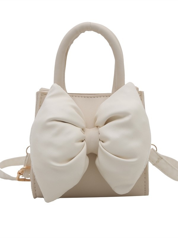 Geantă de umăr din PU, simplitate urbană, formă orizontală pătrată, închidere magnetică, buzunar laminat cu fermoar