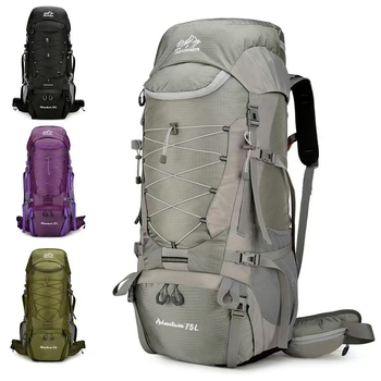 Planinarski ruksak, velik kapacitet, vodootporan, zaštita leđa, prozračan, ergonomski stražnji panel